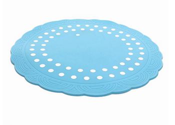 圆形防滑硅胶儿童餐垫